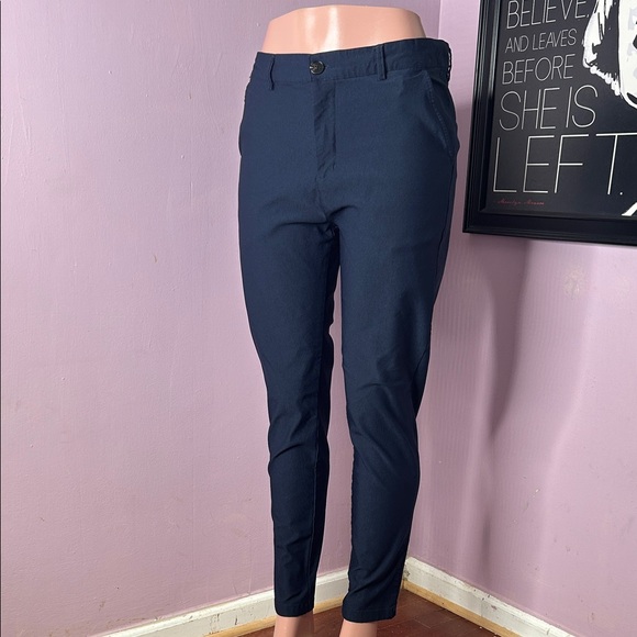 ICON Amsterdam Deep Blue Chinos look New - Picture 1 of 8